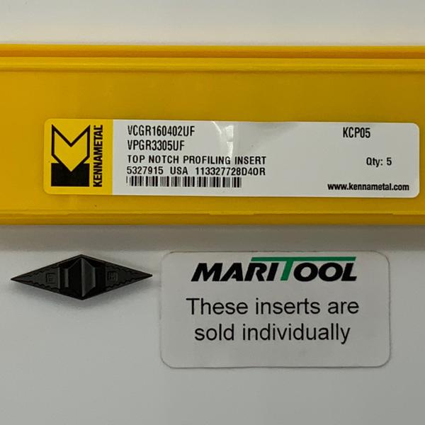 Kennametal VCGR160402UF KCP05 ( VPGR3305UF )