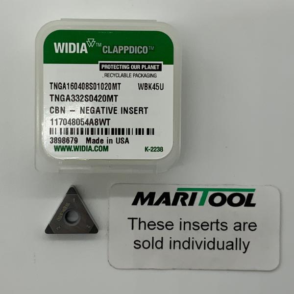 Widia TNGA160408S01020MT WBK45U ( TNGA332S0420MT )