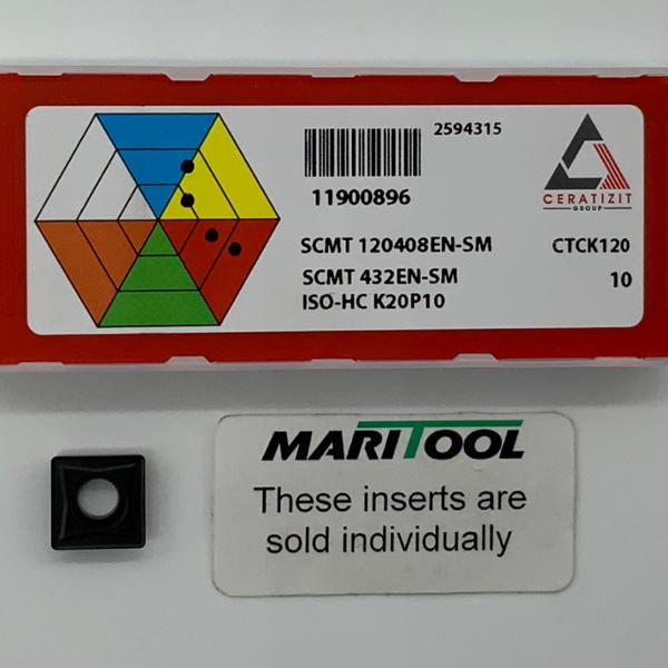 Ceratizit SCMT120408EN SM CTCK120 ( SCMT432EN SM )