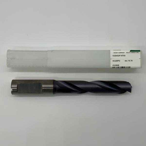 Widia Solid Carbide 2 Flute Drill .6575 (16.70mm) Cutting Dia X 3.10 Flute Length Coolant Thru
