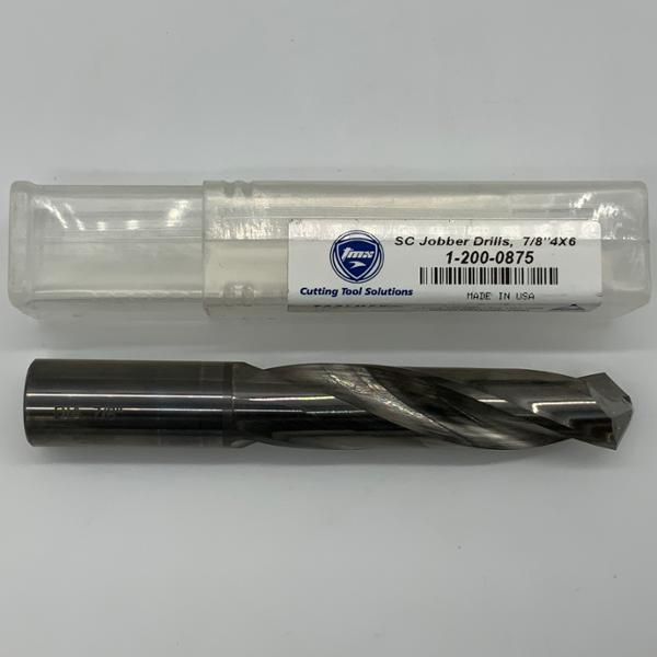 ToolMex Solid Carbide 2 Flute Drill .8750 (7/8) Cutting Dia X 3.94 Flute Length