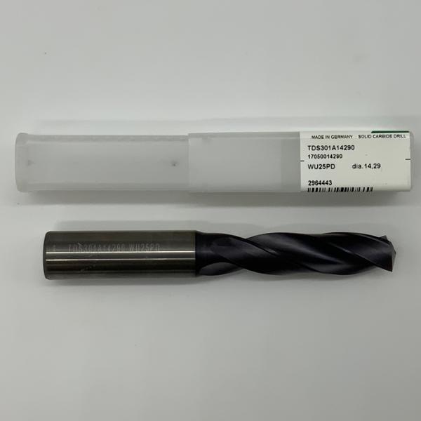 Widia Solid Carbide 2 Flute Drill .5625 (14.29mm) Cutting Dia X 2.20 Flute Length