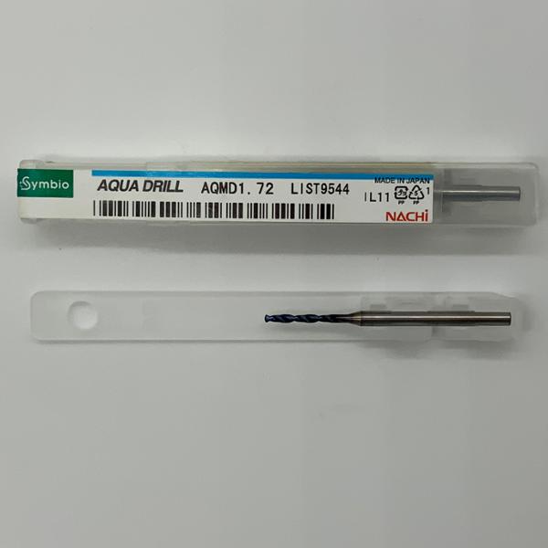 Nachi Solid Carbide 2 Flute Drill .0677 (1.72mm) Cutting Dia X .59 Flute Length