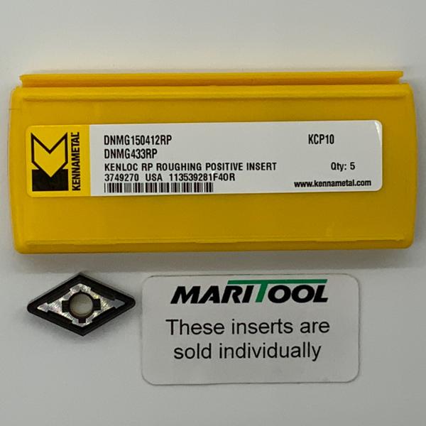 Kennametal DNMG150412RP KCP10 ( DNMG433RP )