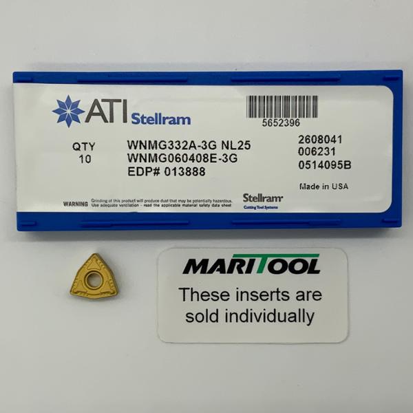ATI Stellram WNMG060408E 3G NL25 (WNMG332A 3G)