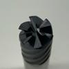Solid Carbide 6 Flute Endmill .3750 (3/8”) Cutting Dia X .75 Flute Length With .03” Corner Radius