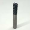 Solid Carbide 6 Flute Endmill .3750 (3/8”) Cutting Dia X .75 Flute Length With .03” Corner Radius