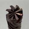 Solid Carbide 8 Flute Compression Router Endmill .500 Cutting Dia X .65 Flute Length With .030 Corner Radius