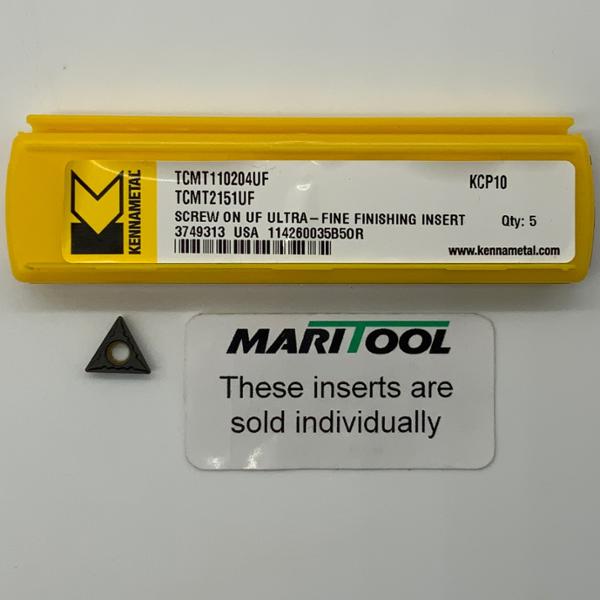 Kennametal TCMT110204UF KCP10 ( TCMT2151UF )