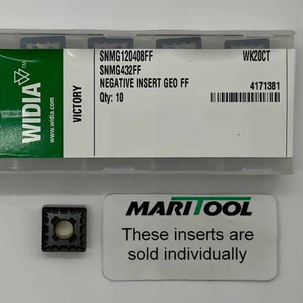 Widia SNMG120408FF WK20CT ( SNMG432FF )