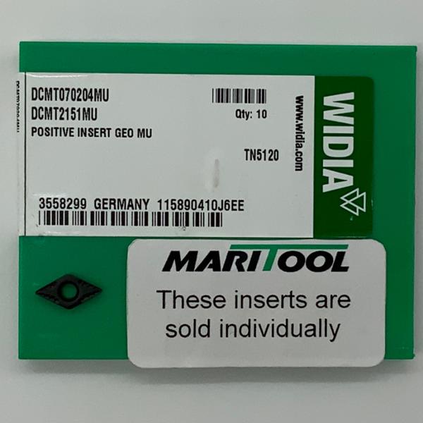 Widia DCMT070204MU TN5120 ( DCMT2151MU )