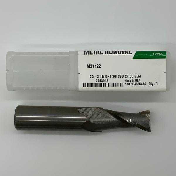 Widia Solid Carbide 2 Flute Endmill .6875 (11/16”) Cutting Dia X 1.38 Flute Length