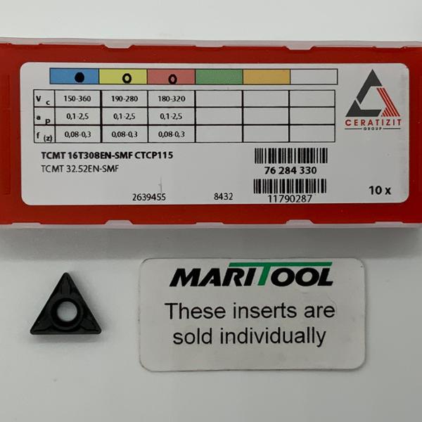 Ceratizit TCMT16T308EN SMF CTCP115 ( TCMT32.52EN SMF )