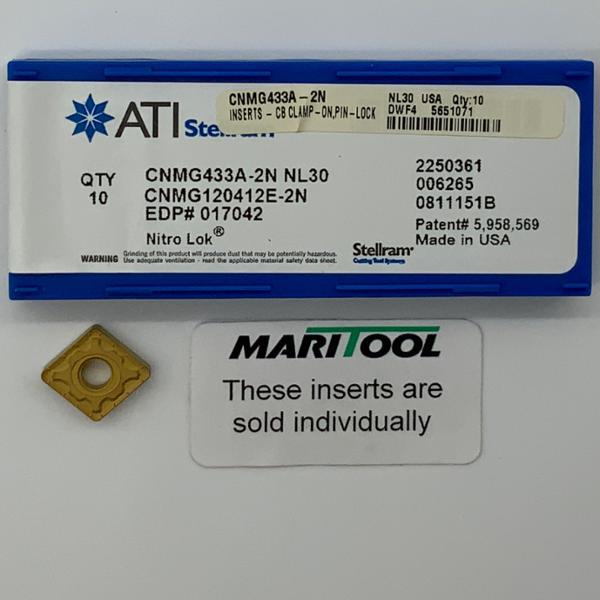 ATI Stellram CNMG120412E 2N NL30 ( CNMG433A 2N )