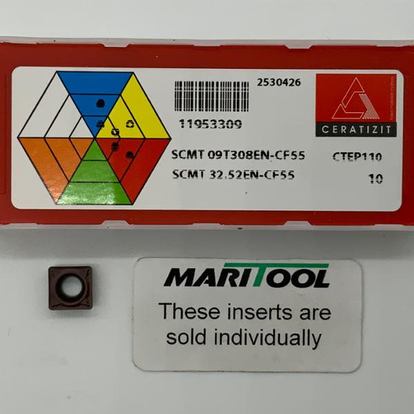 Ceratizit SCMT09T308EN CF55 CTEP110 ( SCMT32.52EN CF55 )