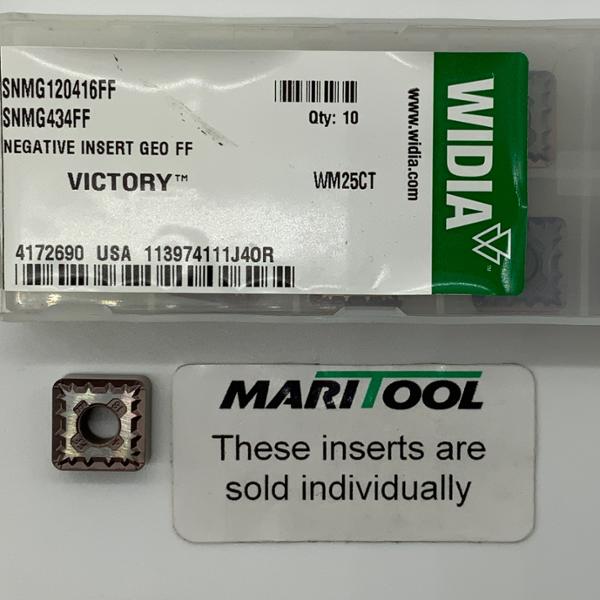 Widia SNMG120416FF WM25CT ( SNMG434FF )