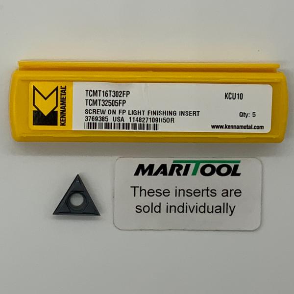 Kennametal TCMT16T302FP KCU10 ( TCMT32505FP )