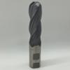 HSS 4 Flute Ball Endmill 1.000 (25.4mm) Cutting Dia X 3.0 Flute Length With .375” Corner Radius