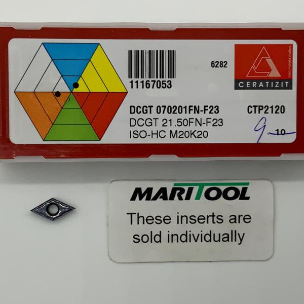 Ceratizit DCGT070201FN F23 CTP2120 ( DCGT21.50FN F23 )