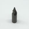 Solid Carbide 3 Flute Tapered Endmill Ball End .060 Tip Dia X .437 Flute Length 15.0 Degree Taper Per Side