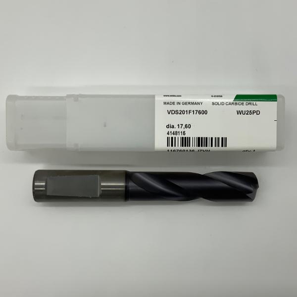 Widia Solid Carbide 2 Flute Drill .6929 (17.60mm) Cutting Dia X 2.70 Flute Length