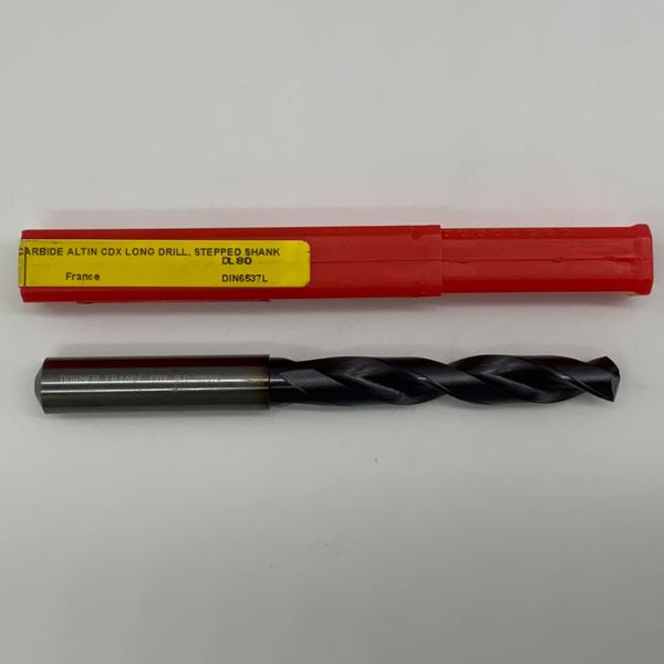 Dormer Solid Carbide 2 Flute Drill .3543 (9.0mm) Cutting Dia X 2.12 Flute Length