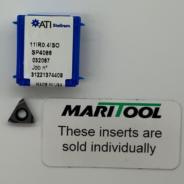ATI Stellram 11IR0.4ISO  SP4066 11 Insert Size 0.4mm Pitch