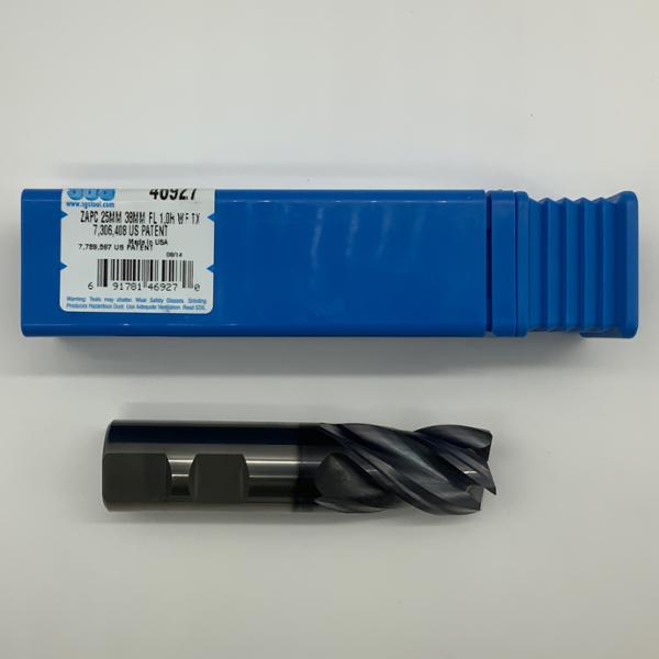 SGS Solid Carbide 4 Flute Endmill .9843 (25mm) Cutting Dia X 38mm Flute Length With 1.0mm corner radius