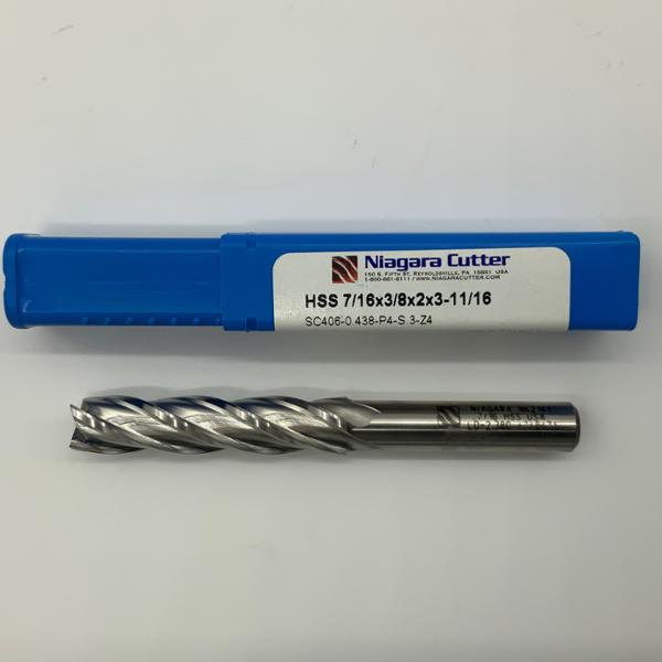 Varidex HSS 4 Flute Endmill .4375 (7/16) Cutting Dia X 2.0 Flute Length
