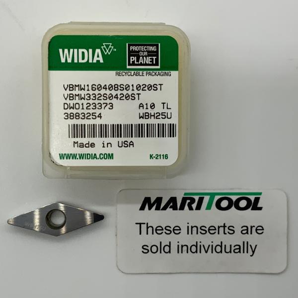 Widia VBMW160408S01020ST WBH25U ( VBMW332S0420ST )
