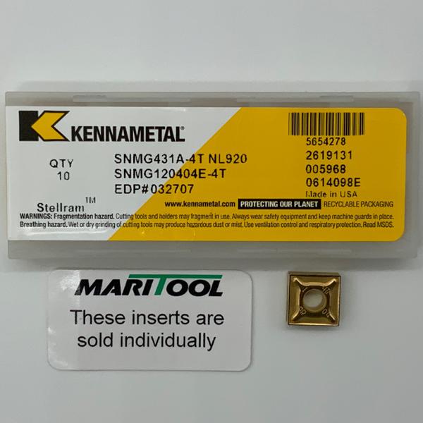 Kennametal SNMG431A 4T NL920 ( SNMG120404E 4T )
