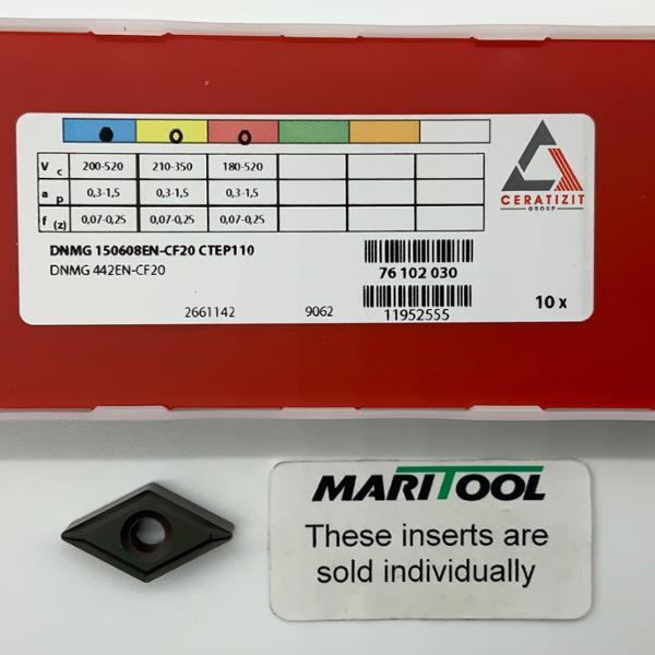 Ceratizit DNMG150608EN CF20 CTEP110 ( DNMG442EN CF20 )