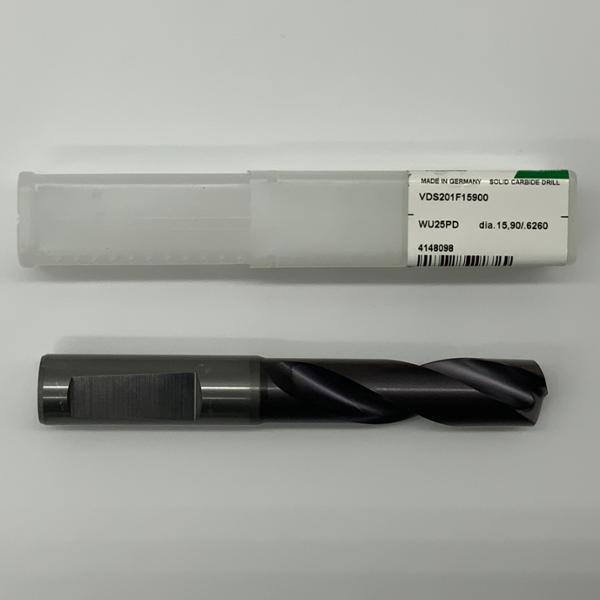 Widia Solid Carbide 2 Flute Drill .6260 (15.9mm) Cutting Dia X 2.0 Flute Length