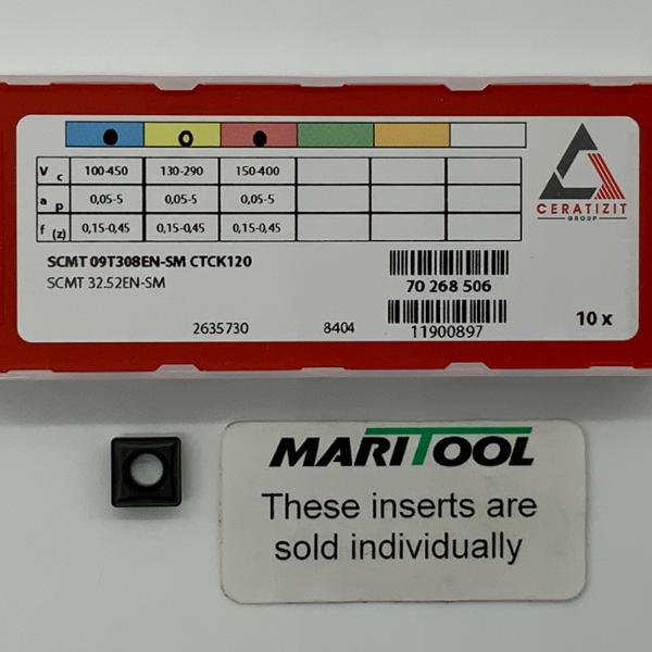 Ceratizit SCMT09T308EN SM CTCK120 ( SCMT32.52EN SM )