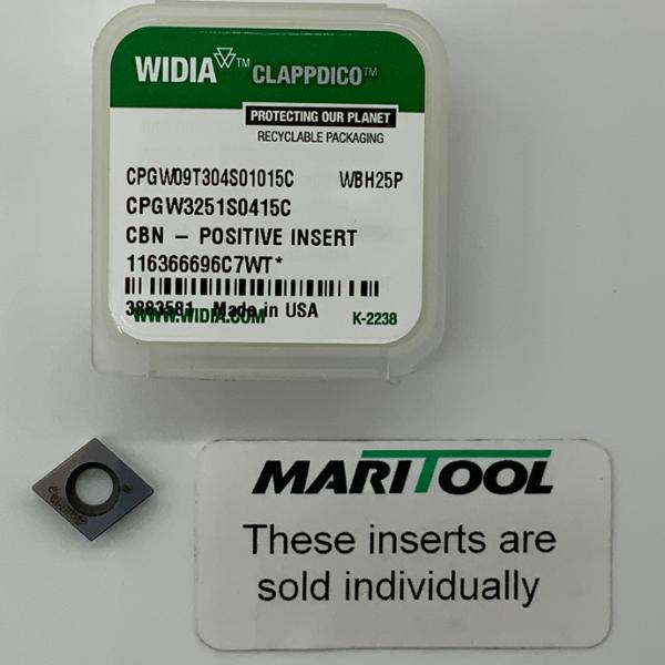 Widia CPGW09T304S01015C WBH25P ( CPGW3251S0415C )