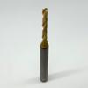 Solid Carbide 2 Flute Drill .1339 (3.4mm) Cutting Dia X .85 Flute Length Coolant Thru