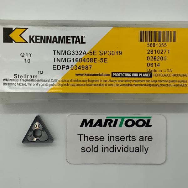 Kennametal TNMG160408E 5E SP3019 ( TNMG332A 5E )