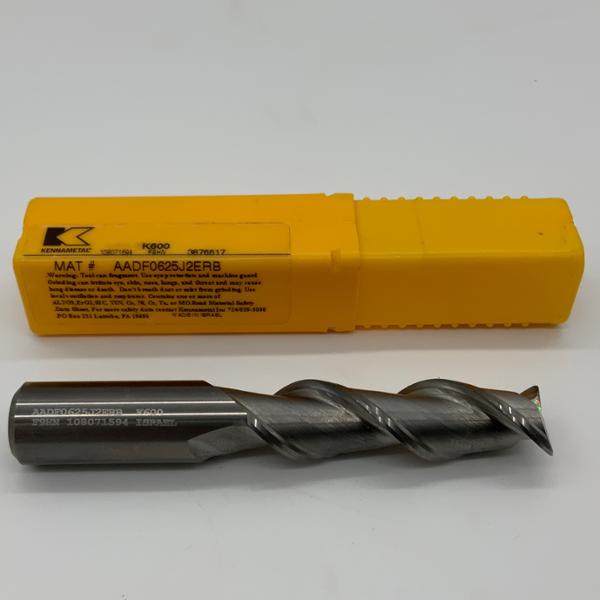 Kennametal Solid Carbide 2 Flute Endmill .6250 (5/8”) Cutting Dia X 2.25 Flute Length With .031” Corner Radius