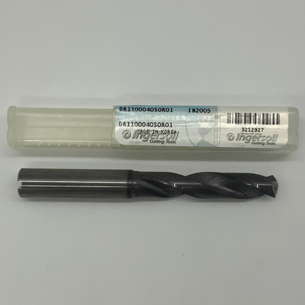 Ingersoll Solid Carbide 2 Flute Drill .4331 (11.0mm) Cutting Dia X 1.90 Flute Length Coolant Thru