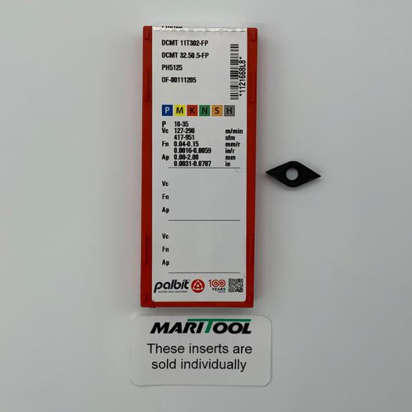 Palbit DCMT 32.50.5 FP  PH5125 ( DCMT 11T302 FP )