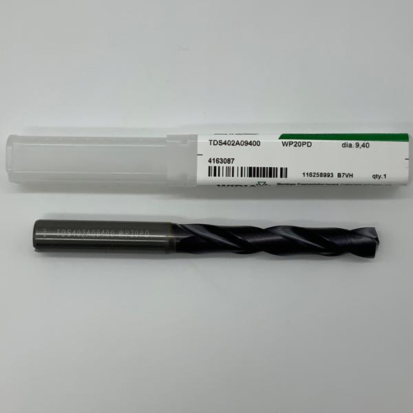 Widia Solid Carbide 2 Flute Drill .3701 (9.4mm) Cutting Dia X 2.22 Flute Length Coolant Thru