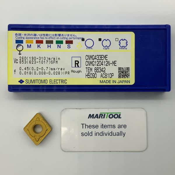 Sumitomo CNMG120412N-ME AC810P ( CNMG433EME )