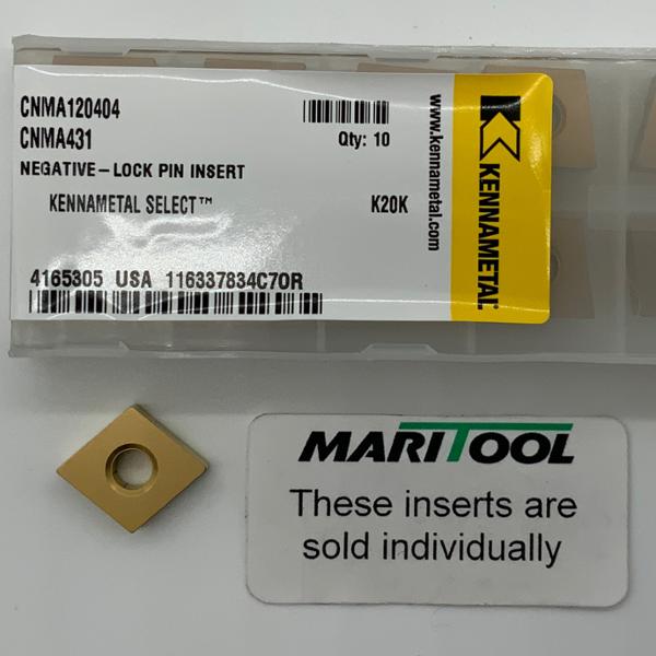 Kennametal CNMA120404 K20K ( CNMA431 )