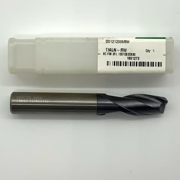 Widia Solid Carbide 2 Flute Endmill .4724 (12mm) Cutting Dia X .87 Flute Length