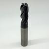 Solid Carbide Necked 4 Flute Endmill .5000 (1/2”) Cutting Dia X 1.10 Flute Length With .08” Corner Radius