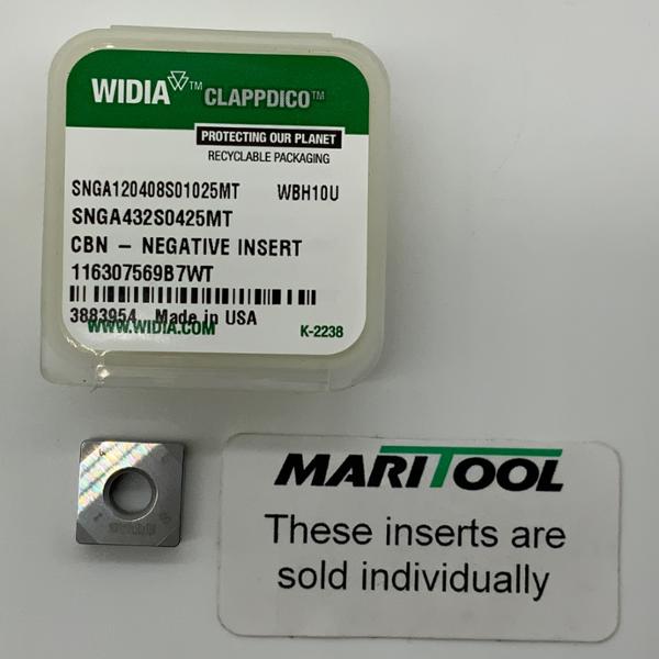 Widia SNGA120408S01025MT WBH10U ( SNGA432S0425MT )