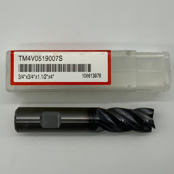 Hanita Solid Carbide 4 Flute Endmill .7500 (3/4”) Cutting Dia X 1.50 Flute Length VariMill