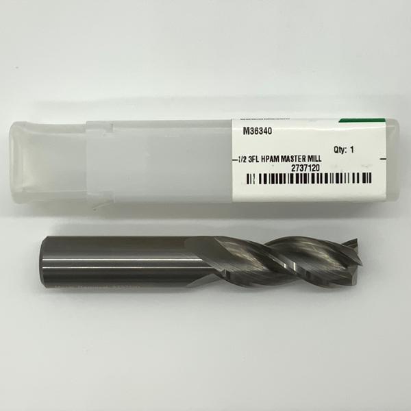 Widia Solid Carbide 3 Flute Endmill .5000 (1/2”) Cutting Dia X 1.25 Flute Length