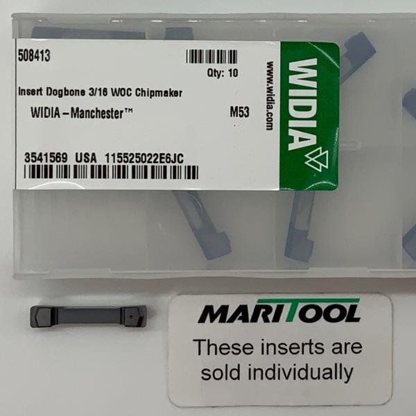 Widia 508-413 508413 M53 .188 Wide Double Ended Dogbone