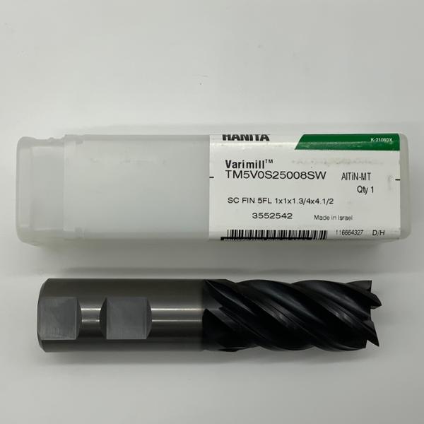 Widia Solid Carbide 5 Flute Endmill 1.000 (25.4mm) Cutting Dia X 1.75 Flute Length